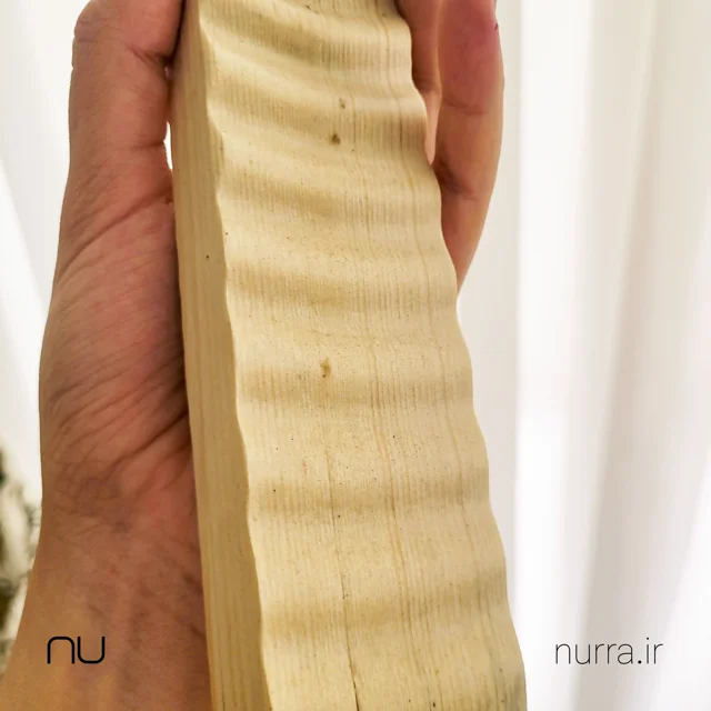 جا عودی چوبی موج دار