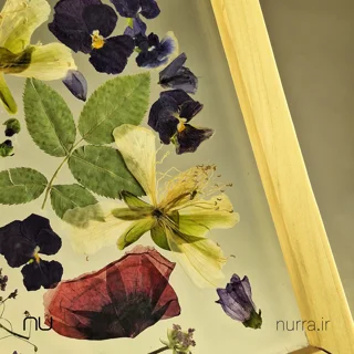 زوم شده قاب گل خشک